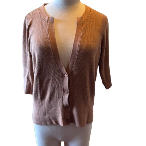 Carrie Short Sleeve Cardigan Size L - Picture 2 of 10